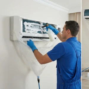 Split/Window AC Wet Service with Foam